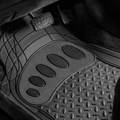 4-Piece Set: Trimmable ClimaProof™ Non-Slip Rubber Floor Mats With Footprint Design DailySale