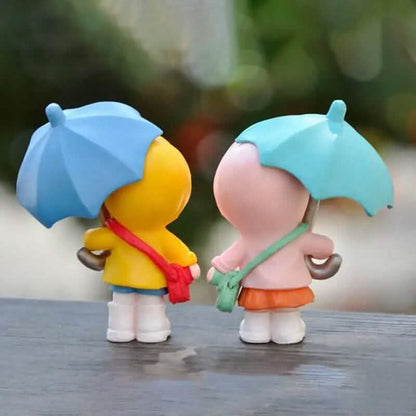 4-Piece Set: Umbrella Girl Figure Statue DailySale