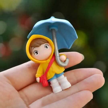 4-Piece Set: Umbrella Girl Figure Statue DailySale