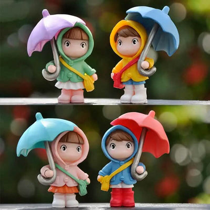 4-Piece Set: Umbrella Girl Figure Statue DailySale