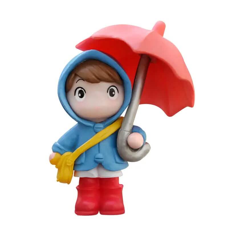 4-Piece Set: Umbrella Girl Figure Statue DailySale