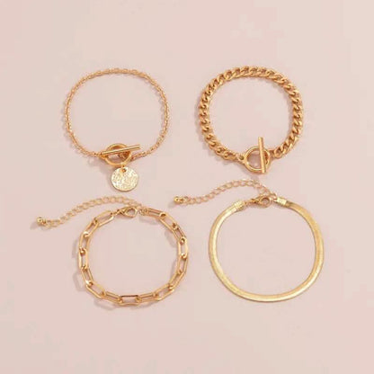 4-Piece Set: Women's Simple Fashion Bracelets DailySale