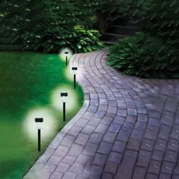 4-Piece: Solar Powered Garden Lights Set DailySale