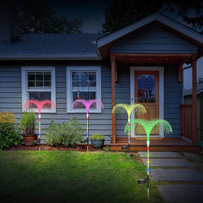 4-Piece: Solar Powered Jellyfish Lights DailySale