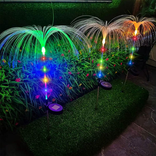 4-Piece: Solar Powered Jellyfish Lights DailySale