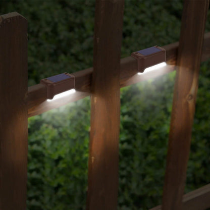 4-Piece: Solar Powered LED Step Lights DailySale