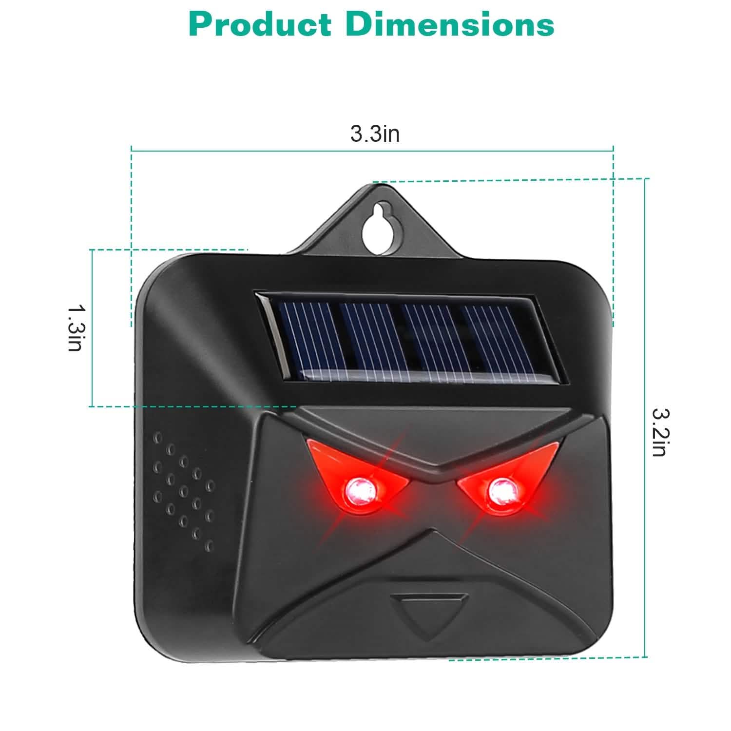 4-Piece: Solar Predator Control Light DailySale