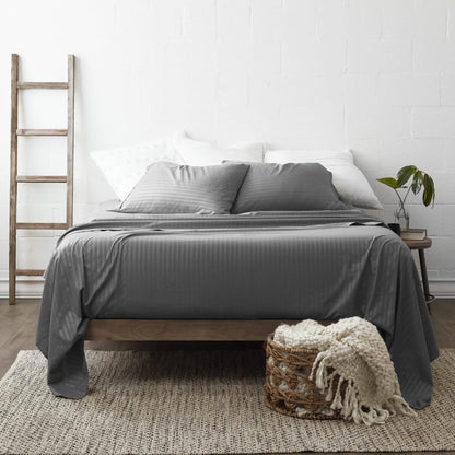 4-Piece Striped Embossed Sheet Set DailySale