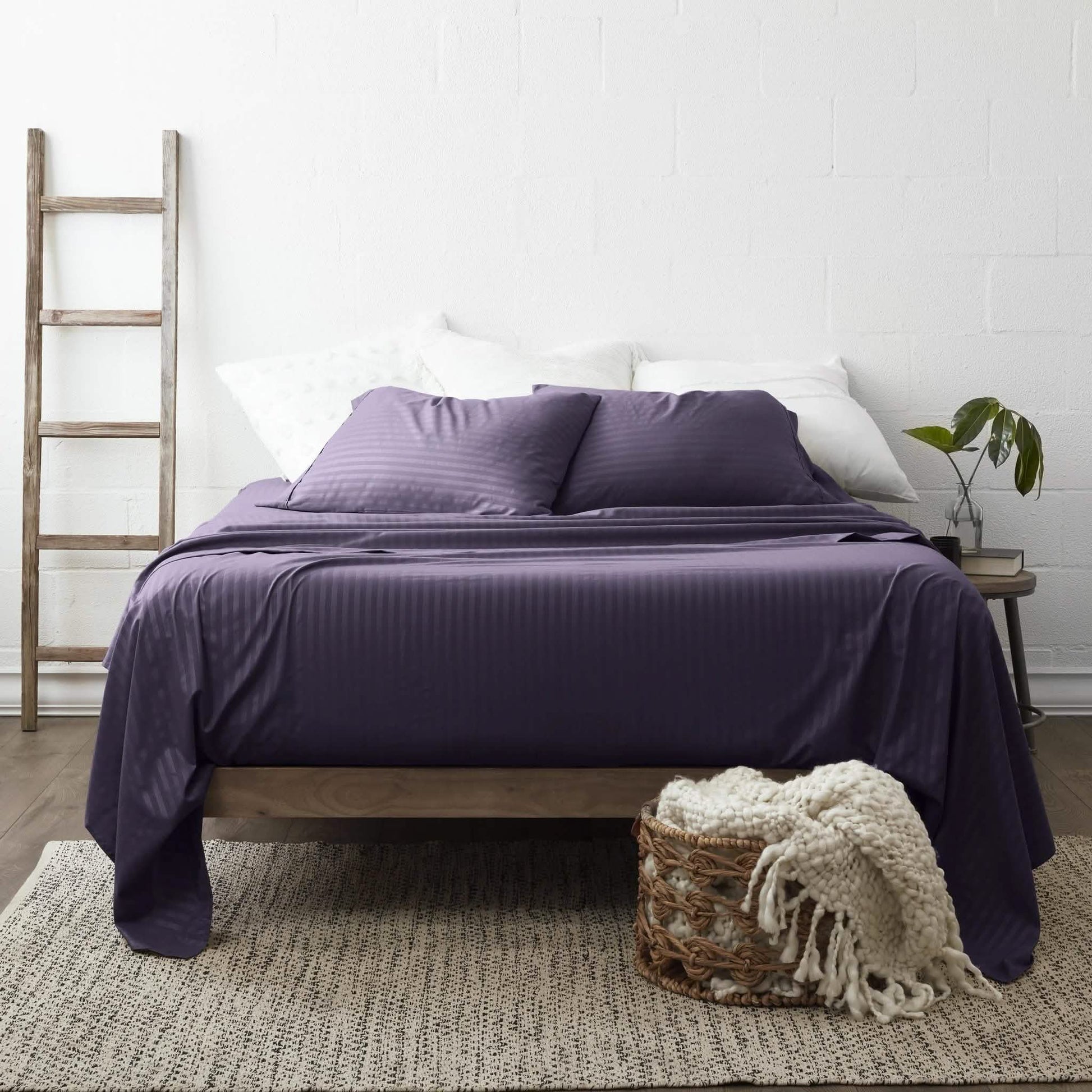 4-Piece Striped Embossed Sheet Set DailySale