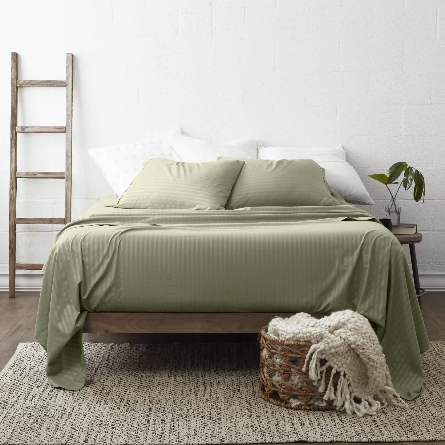 4-Piece Striped Embossed Sheet Set DailySale