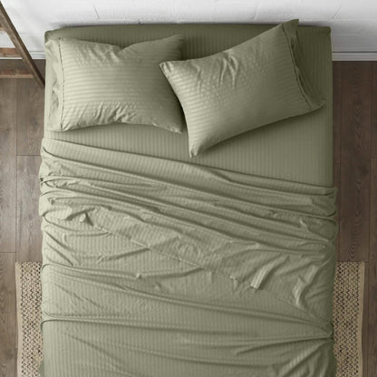 4-Piece Striped Embossed Sheet Set DailySale