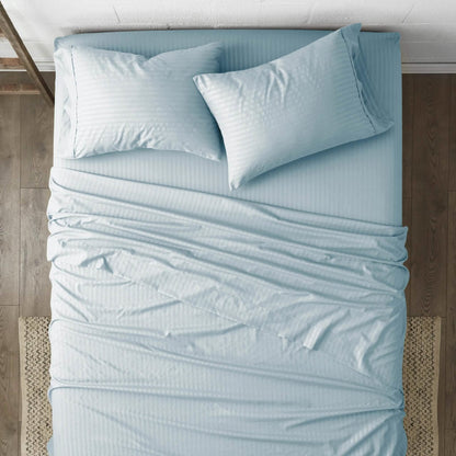 4-Piece Striped Embossed Sheet Set DailySale