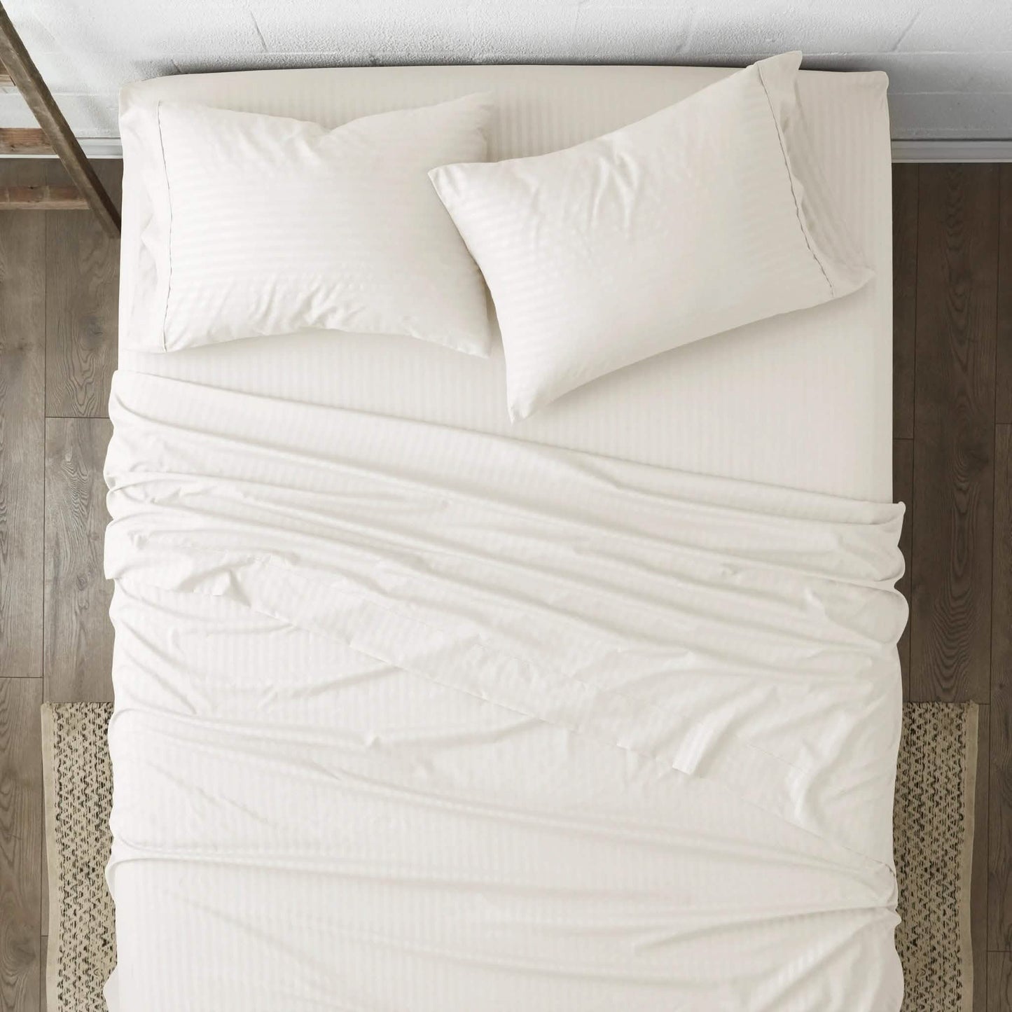 4-Piece Striped Embossed Sheet Set DailySale
