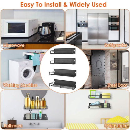 4-Piece: Strong Magnetic Spice Rack Organizer DailySale