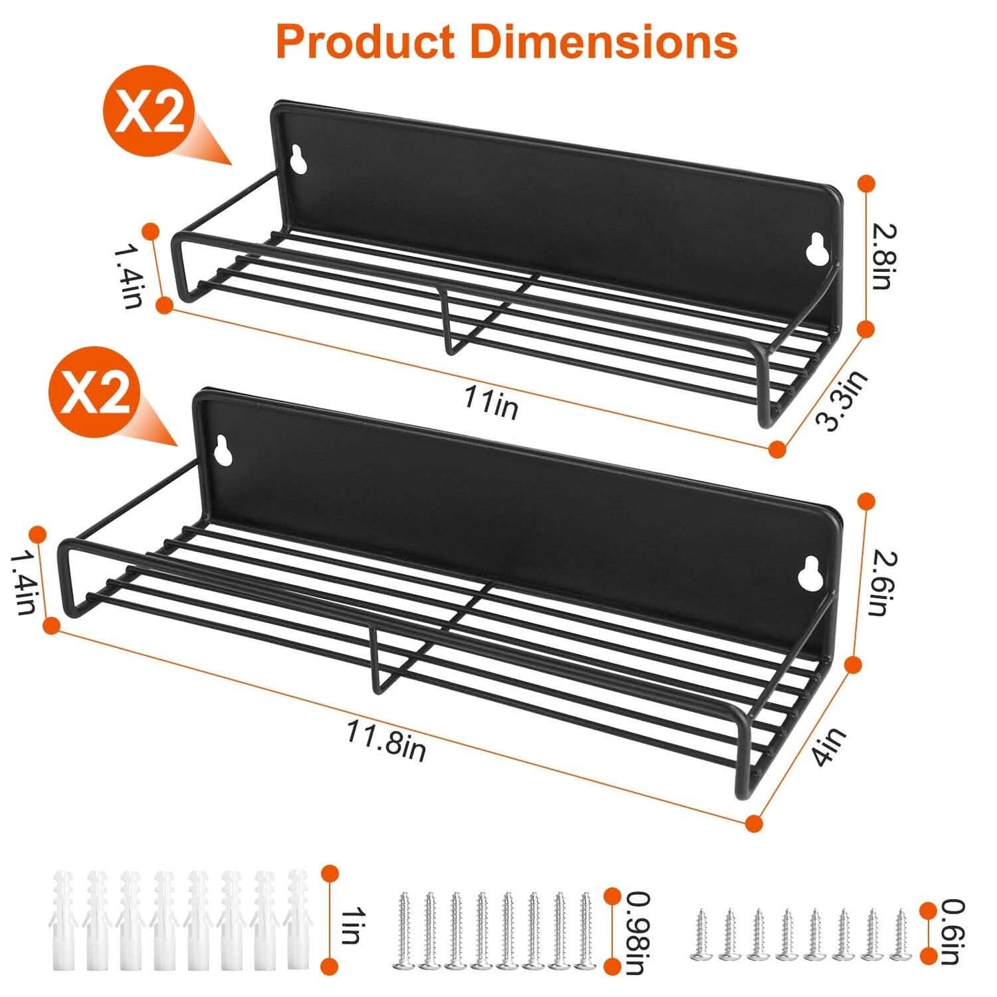 4-Piece: Strong Magnetic Spice Rack Organizer DailySale