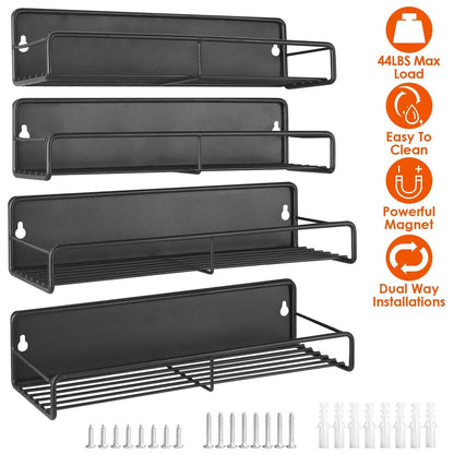 4-Piece: Strong Magnetic Spice Rack Organizer DailySale