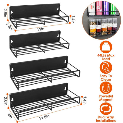 4-Piece: Strong Magnetic Spice Rack Organizer DailySale