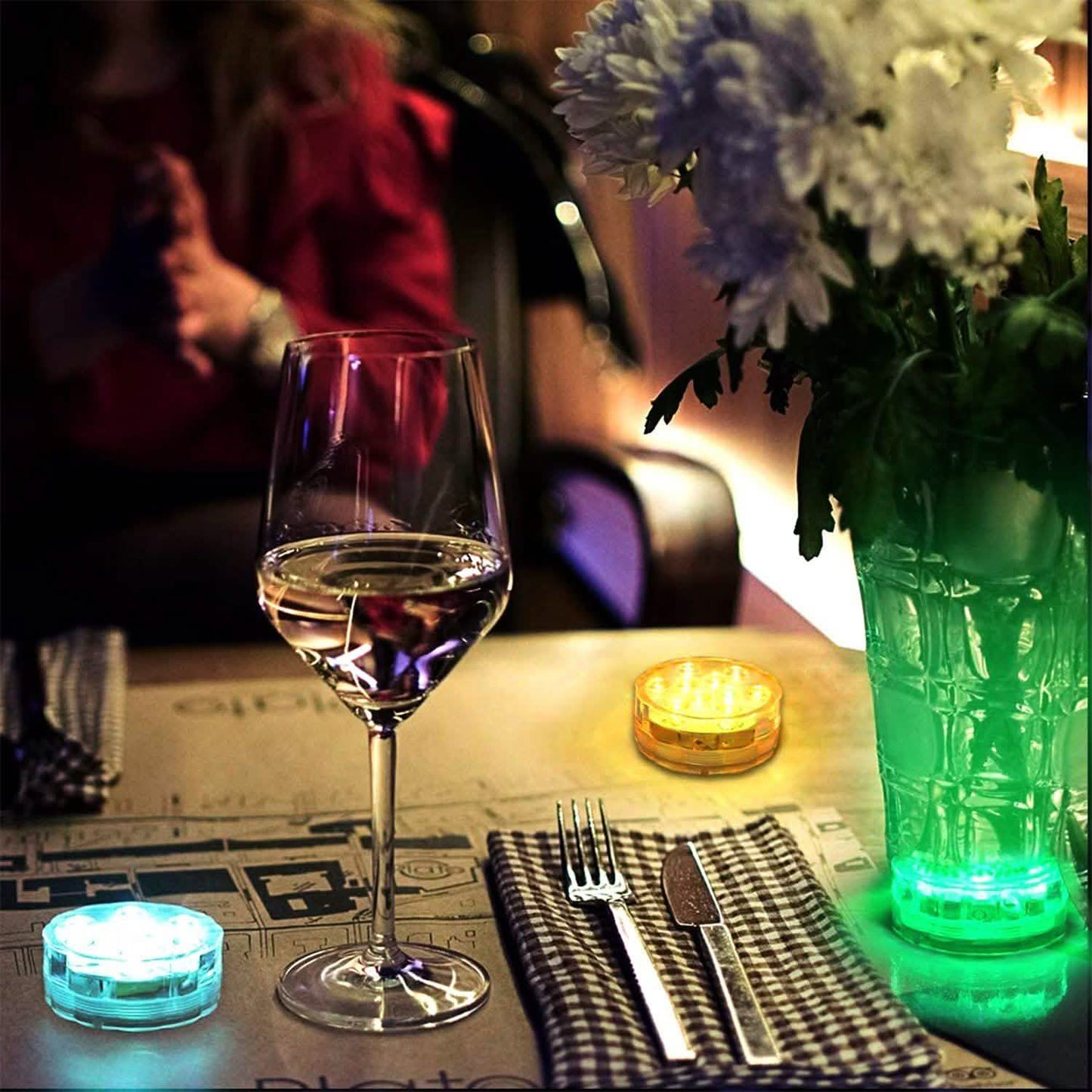 4-Piece: Submersible RGB LED Lights DailySale