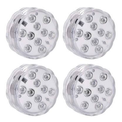 4-Piece: Submersible RGB LED Lights DailySale