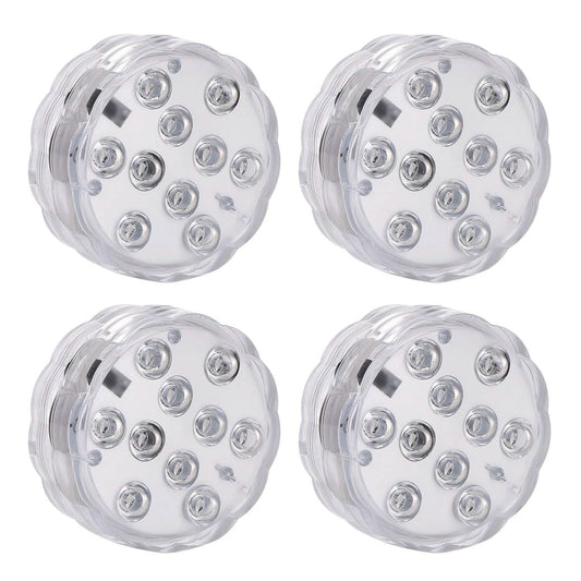 4-Piece: Submersible RGB LED Lights DailySale