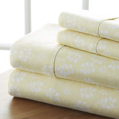 4-Piece: Wheatfield Patterned Sheet Set DailySale