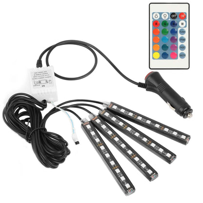 4-Pieces: 36 LEDs 12V Car Atmosphere Light Strip DailySale