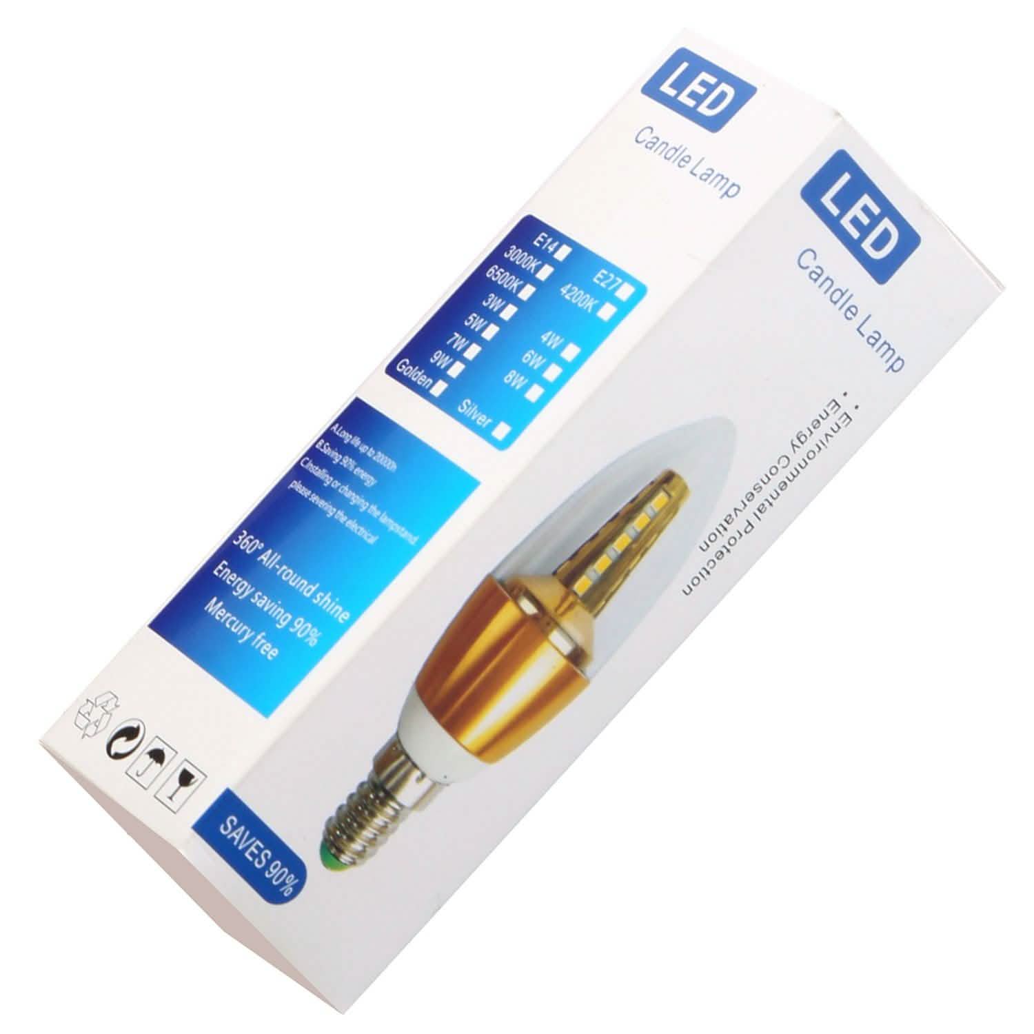 4-Pieces: 5W E12 Candelaria Bulbs DailySale