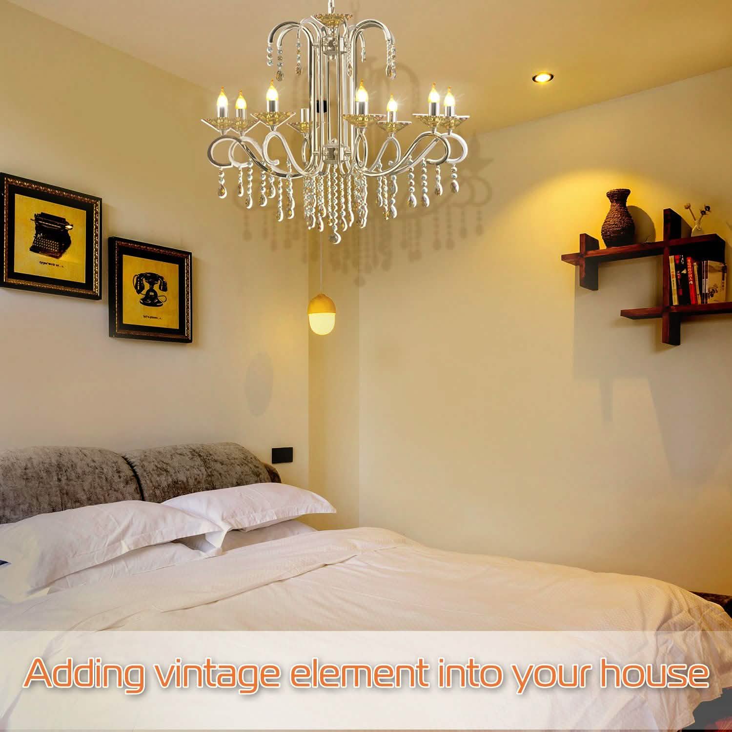 4-Pieces: 5W E12 Candelaria Bulbs DailySale