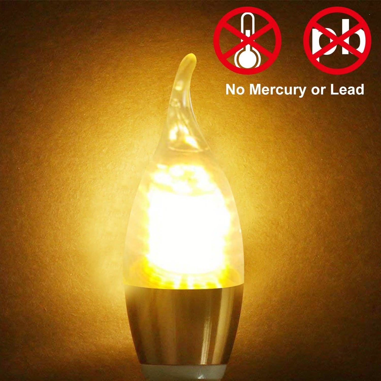4-Pieces: 5W E12 Candelaria Bulbs DailySale