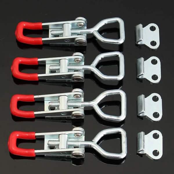 4-Pieces: Adjustable Cabinet Boxes Lever Handle Clamp DailySale
