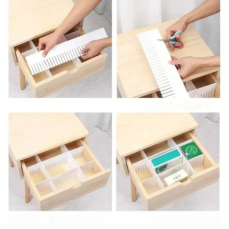 4-Pieces: Adjustable Grid Drawer Dividers DailySale