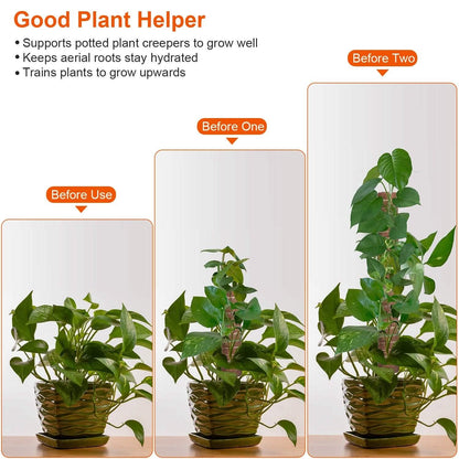 4-Pieces: Coco Coir Extendable Moss Pole for Climbing Plants DailySale