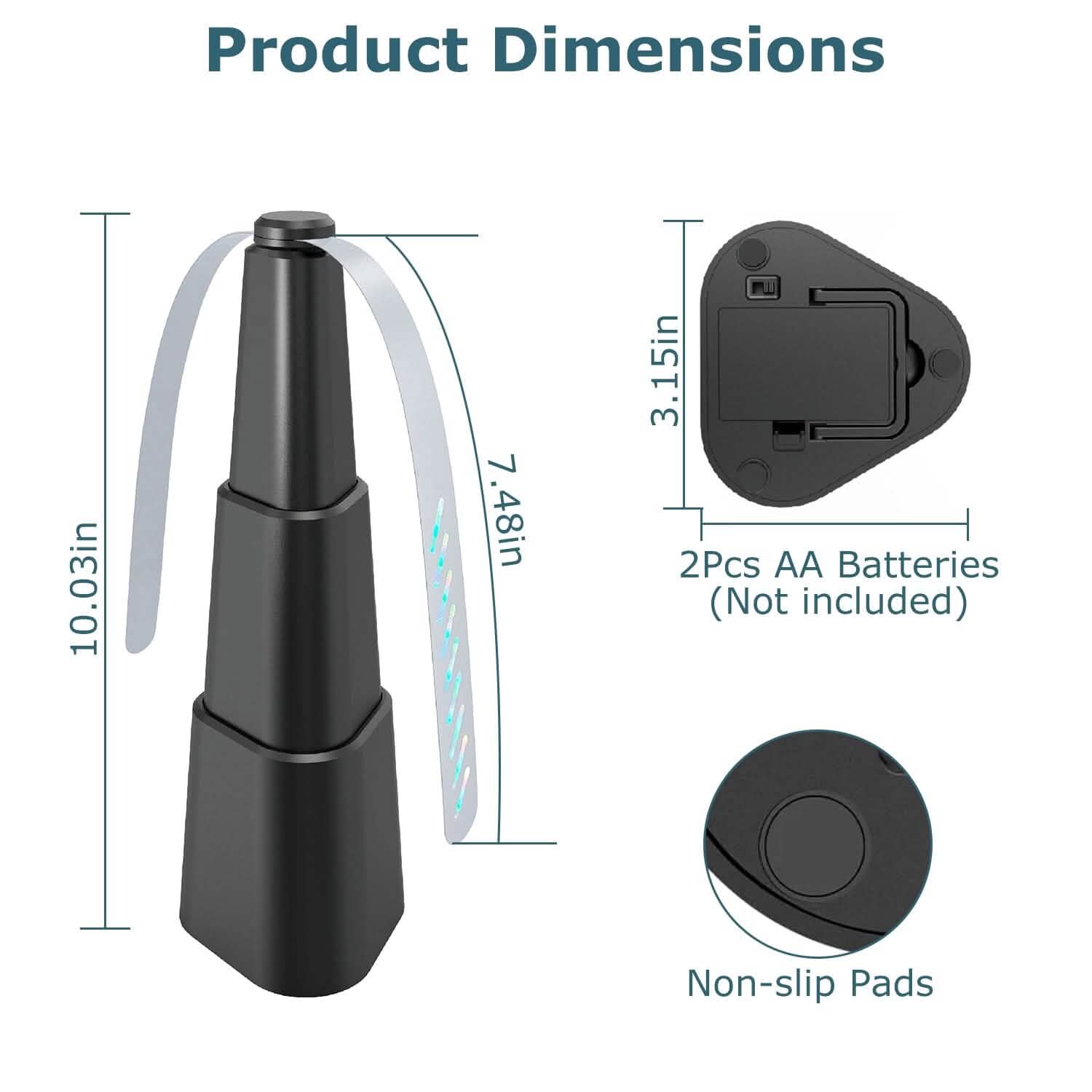 4-Pieces: Fly Repellent Fan Table Top Battery Powered Bug Deterrent DailySale