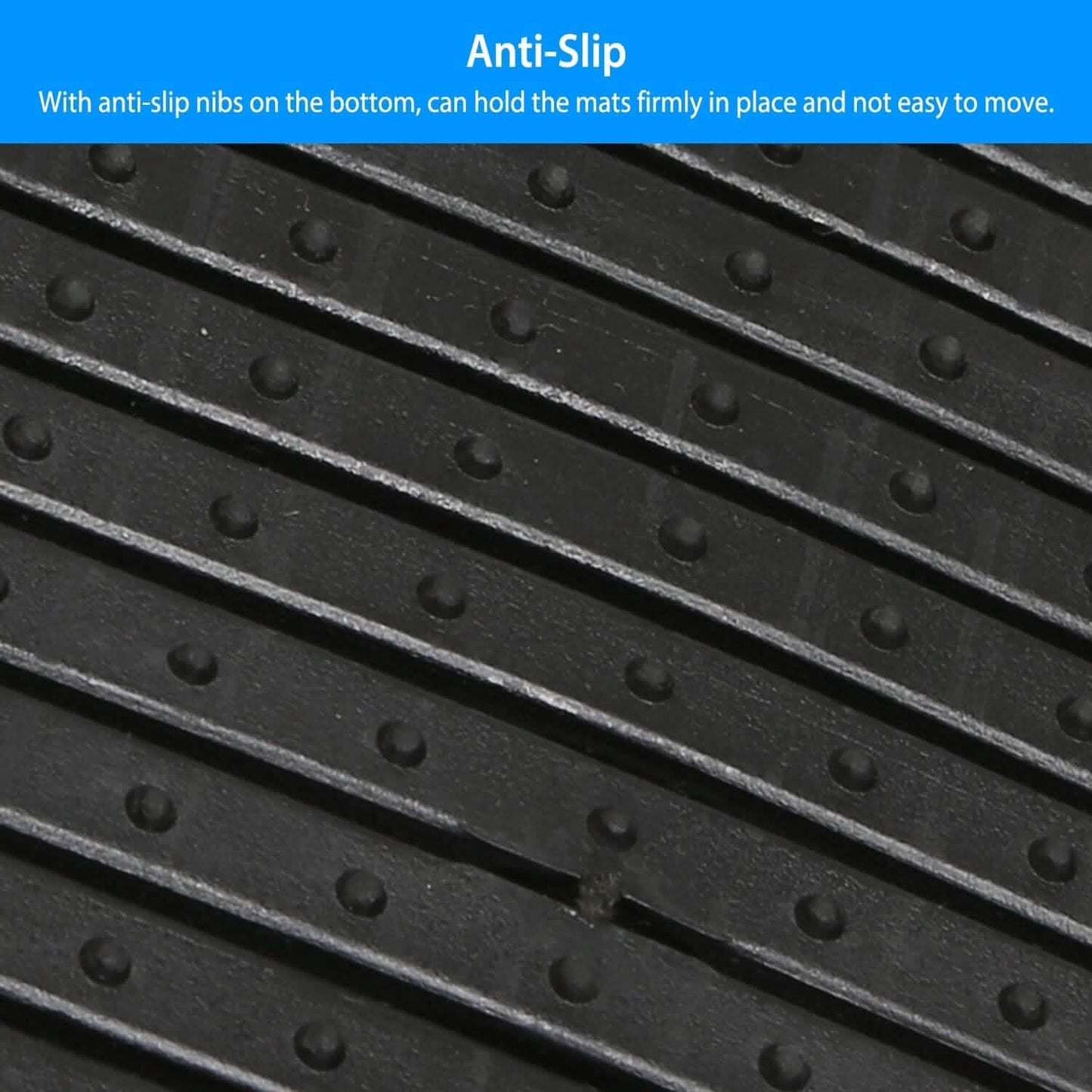 4-Pieces: Heavy Duty PVC Rubber Automotive Floor Mats with Trimmable Design DailySale