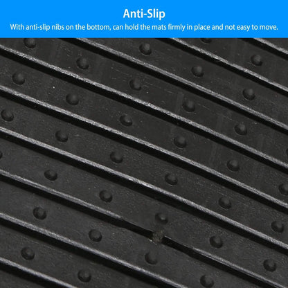 4-Pieces: Heavy Duty PVC Rubber Automotive Floor Mats with Trimmable Design DailySale
