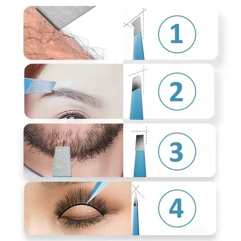 4-Pieces: High-Quality Eyebrow Tweezer DailySale