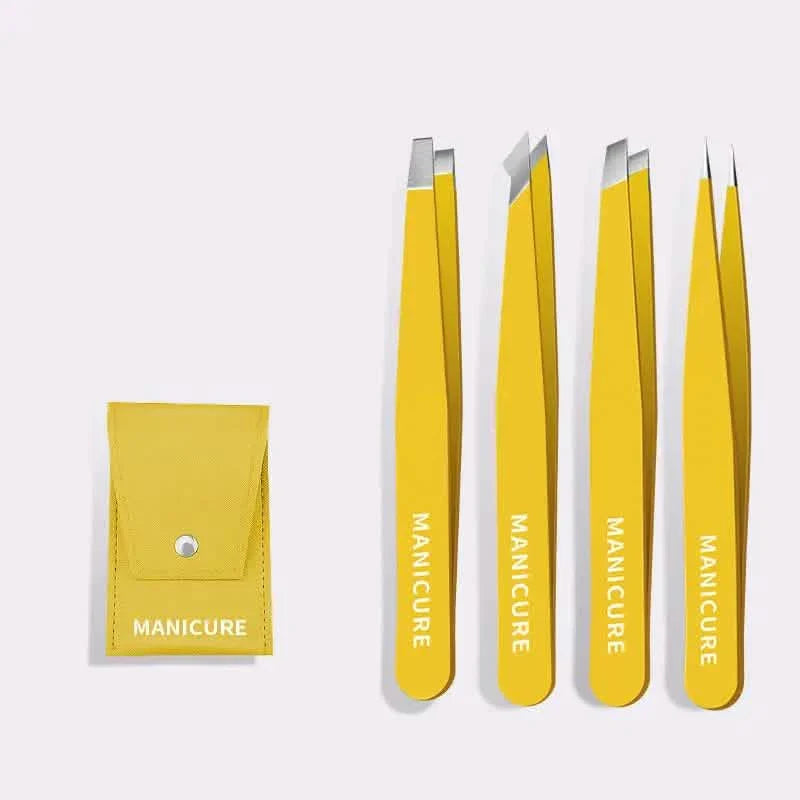 4-Pieces: High-Quality Eyebrow Tweezer DailySale