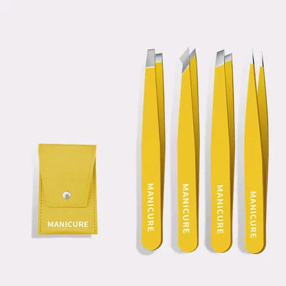 4-Pieces: High-Quality Eyebrow Tweezer DailySale