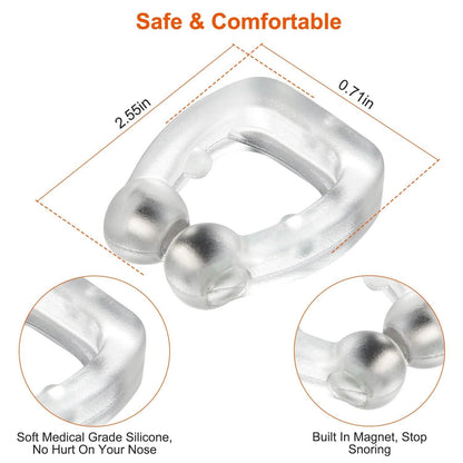 4-Pieces: Magnetic Nose Clip Anti Snoring Device DailySale