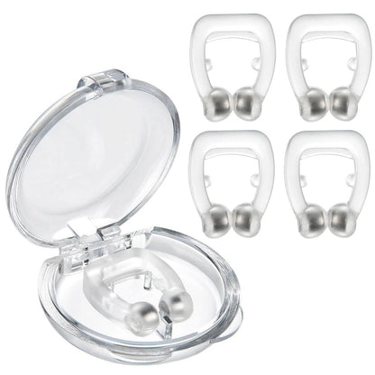 4-Pieces: Magnetic Nose Clip Anti Snoring Device DailySale