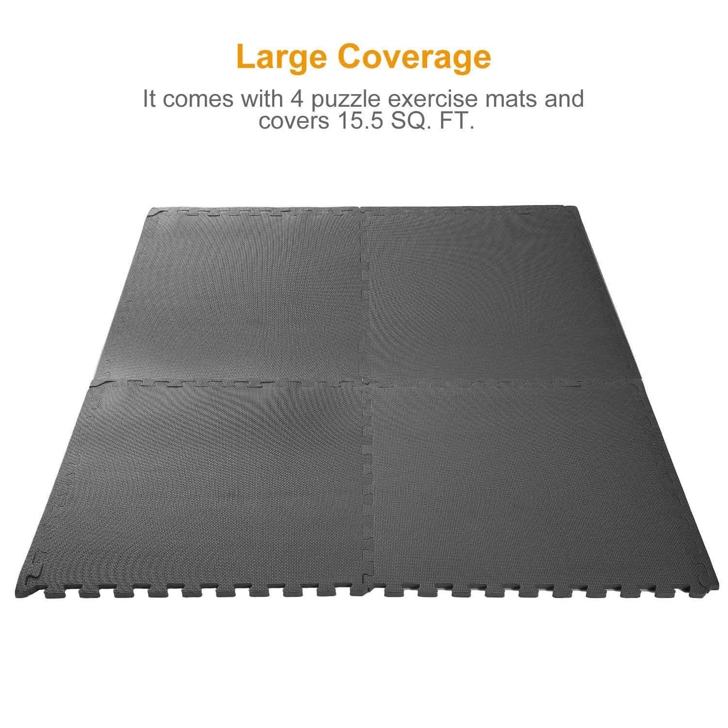 4-Pieces: Puzzle Exercise Foam Mat DailySale