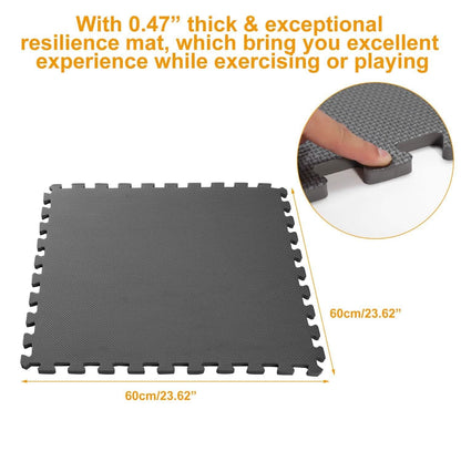 4-Pieces: Puzzle Exercise Foam Mat DailySale