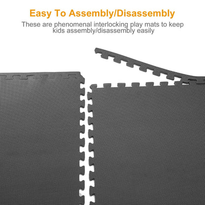 4-Pieces: Puzzle Exercise Foam Mat DailySale