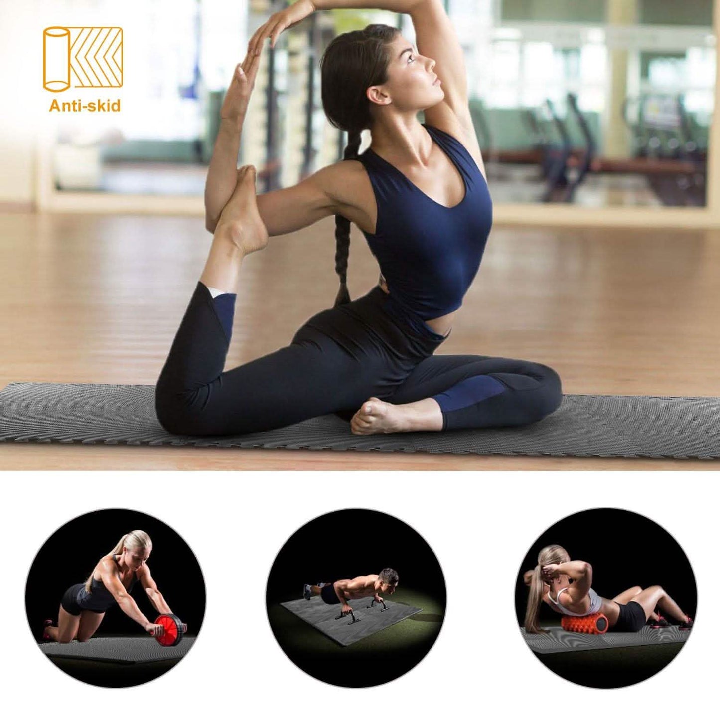 4-Pieces: Puzzle Exercise Foam Mat DailySale