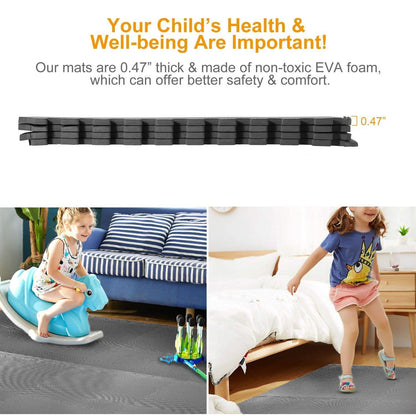 4-Pieces: Puzzle Exercise Foam Mat DailySale