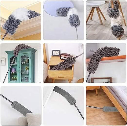 4-Pieces: Reusable Bendable Dusters with Extension Pole DailySale