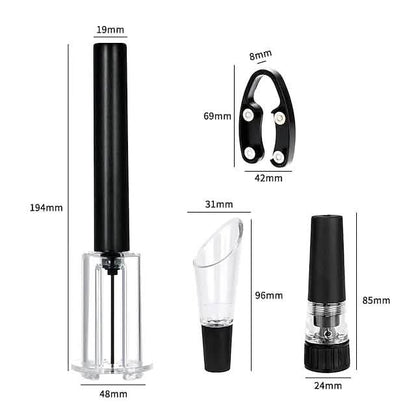 4-Pieces Set: Air Pump Wine Bottle Opener DailySale