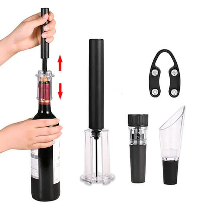 4-Pieces Set: Air Pump Wine Bottle Opener DailySale