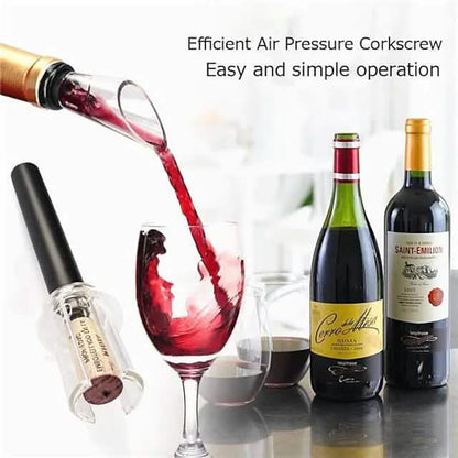 4-Pieces Set: Air Pump Wine Bottle Opener DailySale
