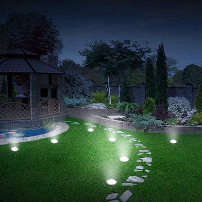 4-Pieces: Solar Powered Ground Light DailySale